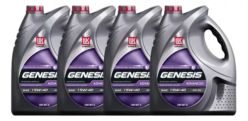 [R0493] LUKOIL GENESIS ADVANCED SAE 20W-50 Caja 4 garrafas 5L (20lt)