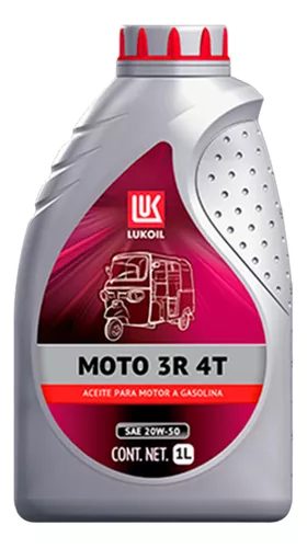 [R0601] LUKOIL MOTO 4T SAE 20W-50 Caja 12 botellas 1L (12lt)