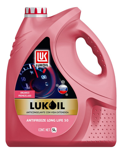 [R1113] LUKOIL ANTIFREEZE LONG LIFE 50 Caja 4 garrafas 5L (20lt)
