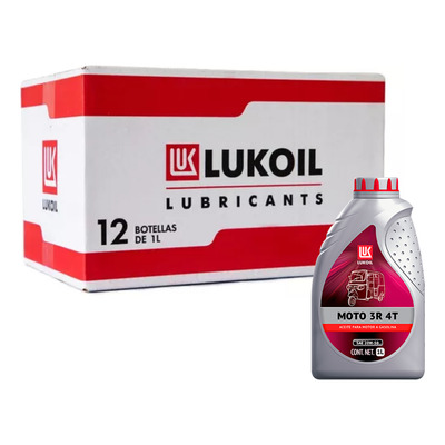 [R1991] LUKOIL MOTO PRO 4T SAE 10W-50 Caja 12 botellas 1L (12lt)